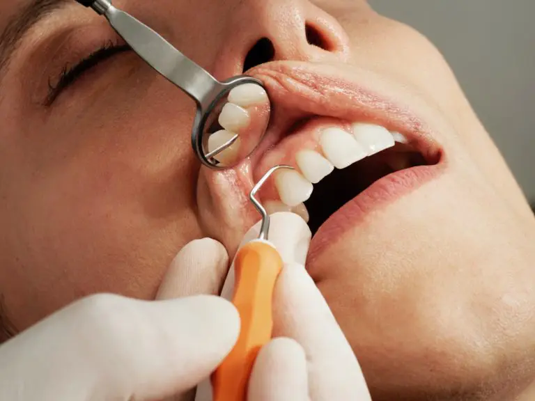 patient undergoing a implant process