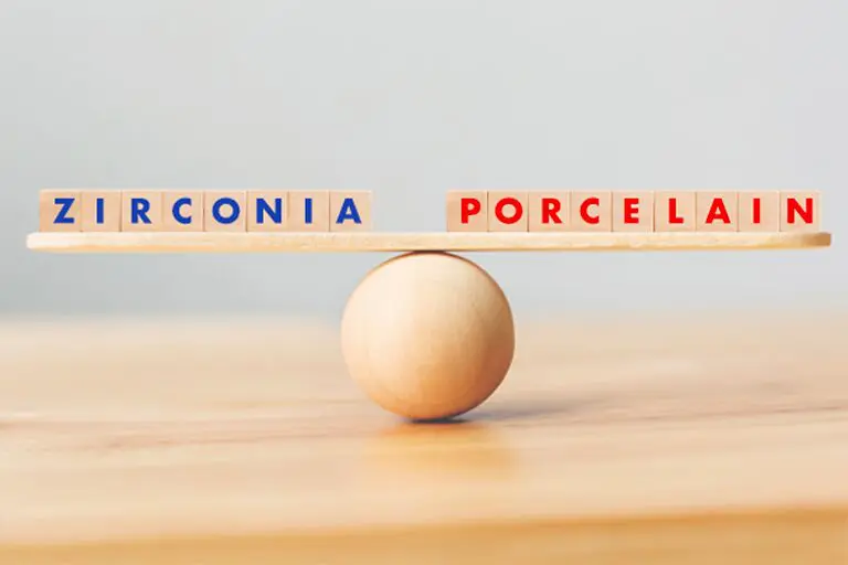 zirconia vs porcelain